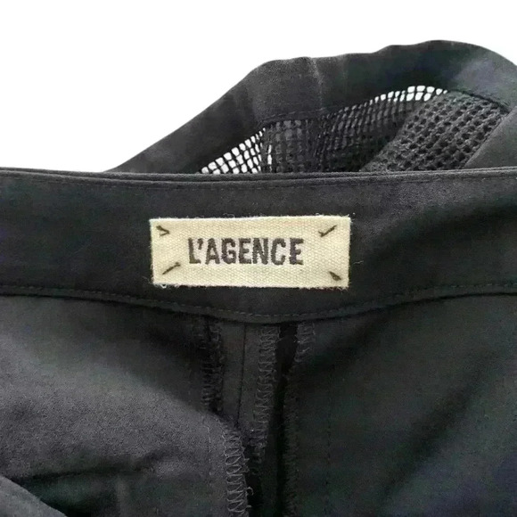 L'AGENCE PLEATED CREPE SHORTS US size 10 - Picture 7 of 12